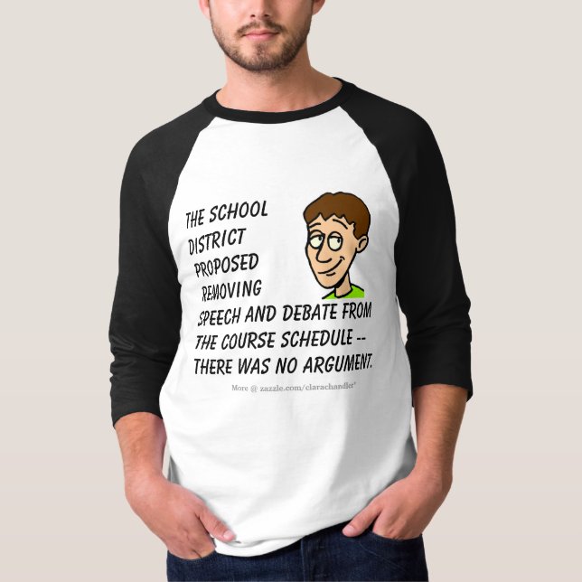 Rede/Debatte T-Shirt (Vorderseite)