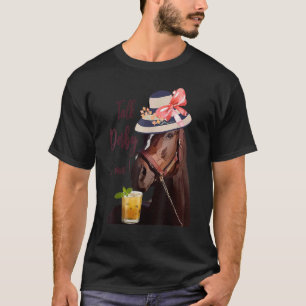 Rede Derby Mit Mir Minz-Juleps Derby-Pferderennen T-Shirt