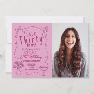 Rede dreißig mit mir Foto 30. Einladung