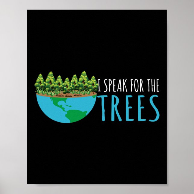 Rede für die Baumaktivisten Environment Earth Da Poster (Vorne)