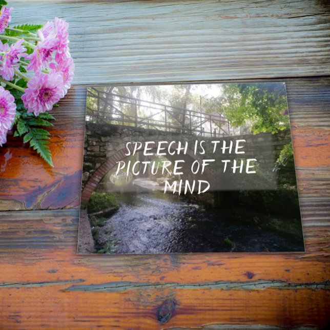 Rede ist das Bild des geistigen Sprichworts Poster (Von Creator hochgeladen)