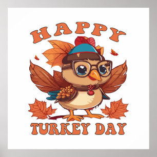 rede Klartext mit mir an Thanksgiving Poster
