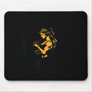 Rede mich nicht an, ich trainiere lustige Gym-Kuns Mousepad