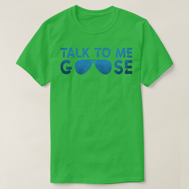 Rede mit Gans 3 T-Shirt (Design vorne)