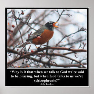 Rede mit Gott Poster