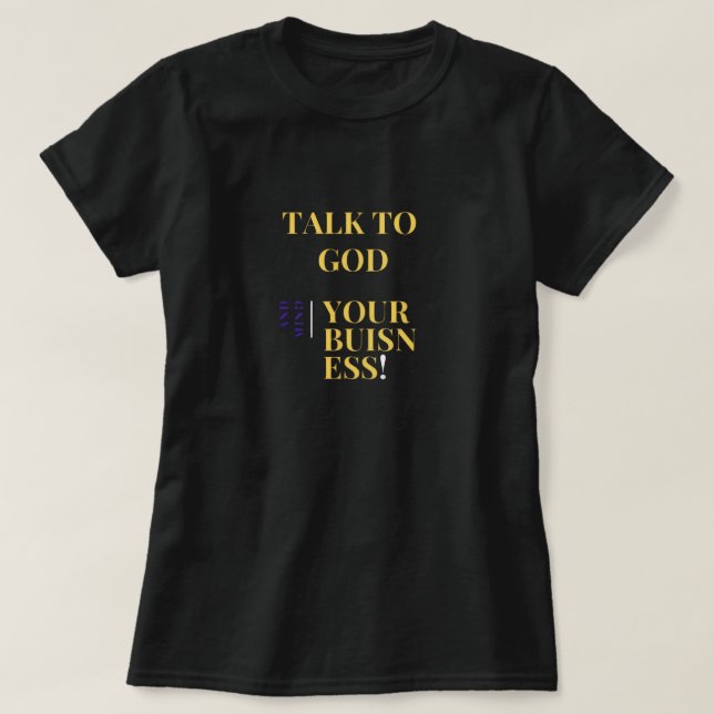 Rede-mit-Gott-T-Shirts T-Shirt (Design vorne)