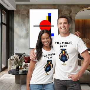 Rede mit mir, Truthahn Lustiges Wütendes Truthahn  T-Shirt