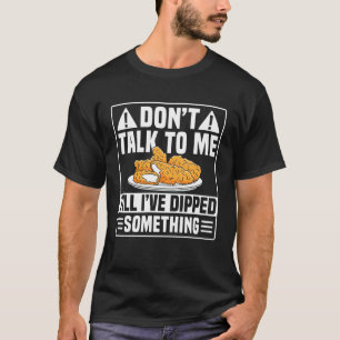 Rede Nicht Mit Mir Hühnerstreifen T-Shirt