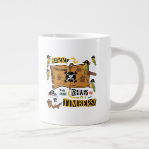 Rede wie ein Piratentag Jumbo-Tasse