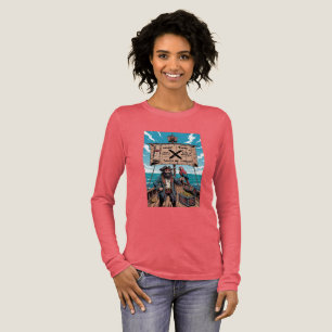 Rede wie ein Piratentag Tri-Blend Shirt