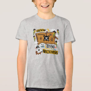 Rede wie ein Piratentag Tri-Blend Shirt