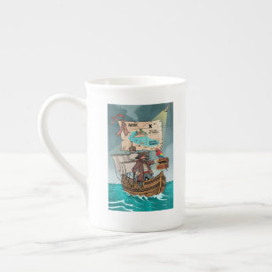 Rede wie ein PiratentagMug Prozellantasse