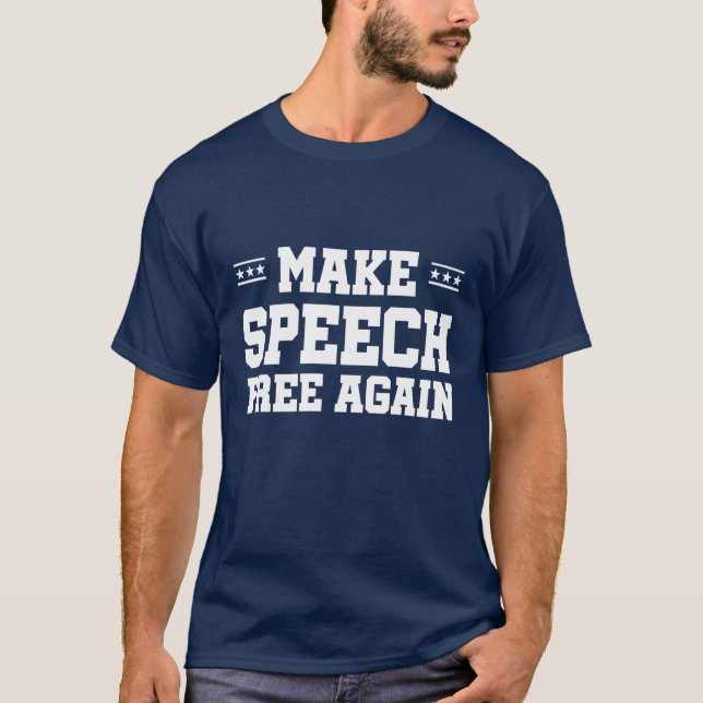 Rede wieder frei machen T-Shirt (Vorderseite)