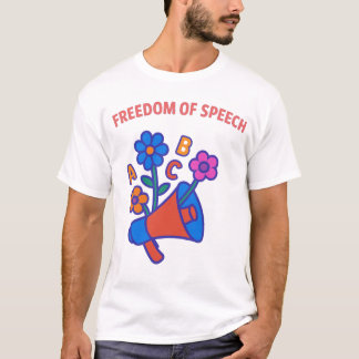Redefreiheit: Lass jedem Sprachgebrauch T-Shirt
