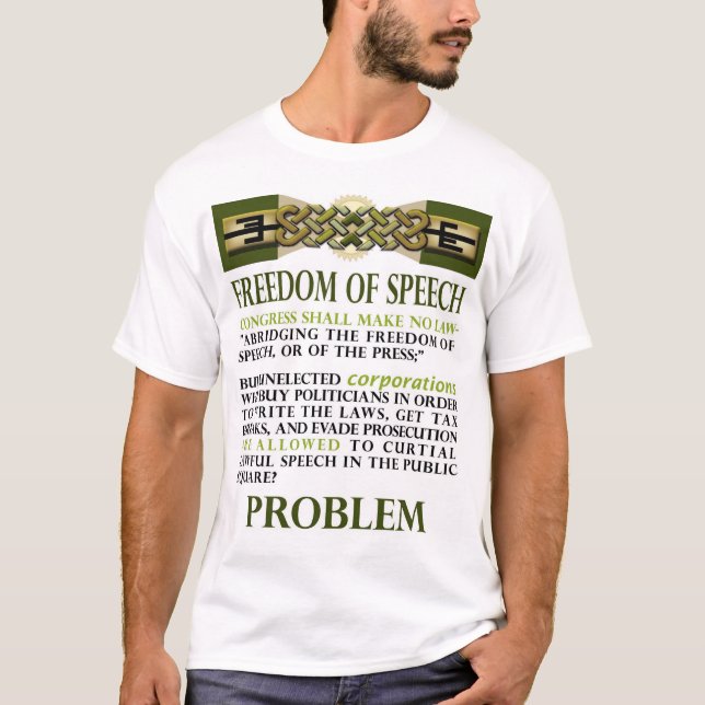 Redefreiheit Problem T-Shirt (Vorderseite)