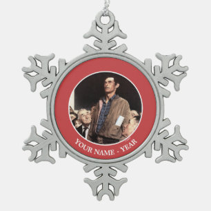 Redefreiheit Schneeflocken Zinn-Ornament