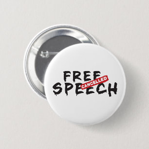 Redefreiheit storniert Banksy Graffiti Parody Button