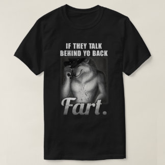 Reden hinter Yo Back Furz Meme Shirt