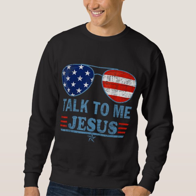 reden mit mir jesus sweatshirt (Vorderseite)