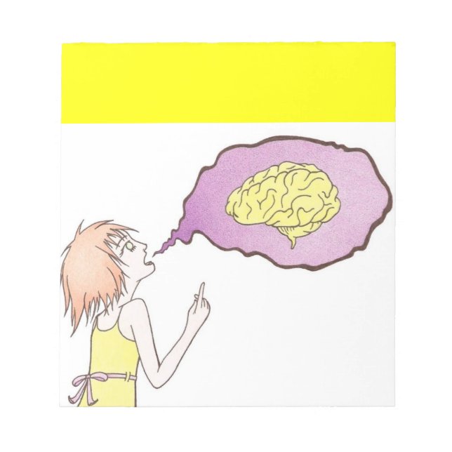 Reden Sie Ihre Meinung Notizblock (Vorderseite)