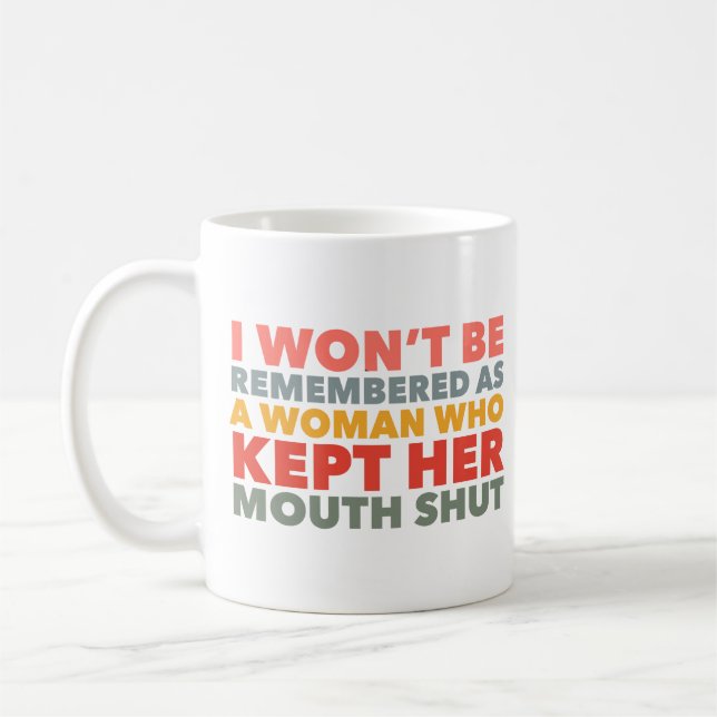 Reden Sie Ihre Wahrheit Kaffeetasse (Links)