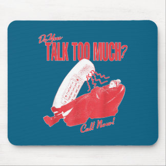 Reden Sie zu viel Rene Rap Mousepad