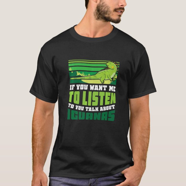 Reden über Iguanas T-Shirt (Vorderseite)