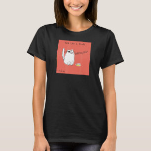 Reden wie ein Piratentag Katze Spaß Spaß schneiden T-Shirt