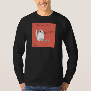 Reden wie ein Piratentag Katze Spaß Spaß schneiden T-Shirt