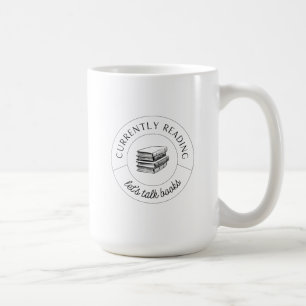 Reden wir die Tasse der Bücher in Black