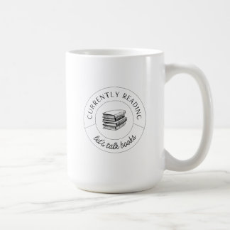 Reden wir die Tasse der Bücher in Black