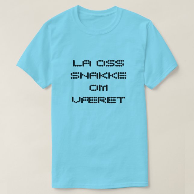 Reden wir über das Wetter in norwegisch-blau T-Shirt (Design vorne)