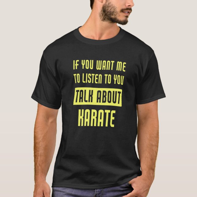 Reden wir über Karate T-Shirt (Vorderseite)
