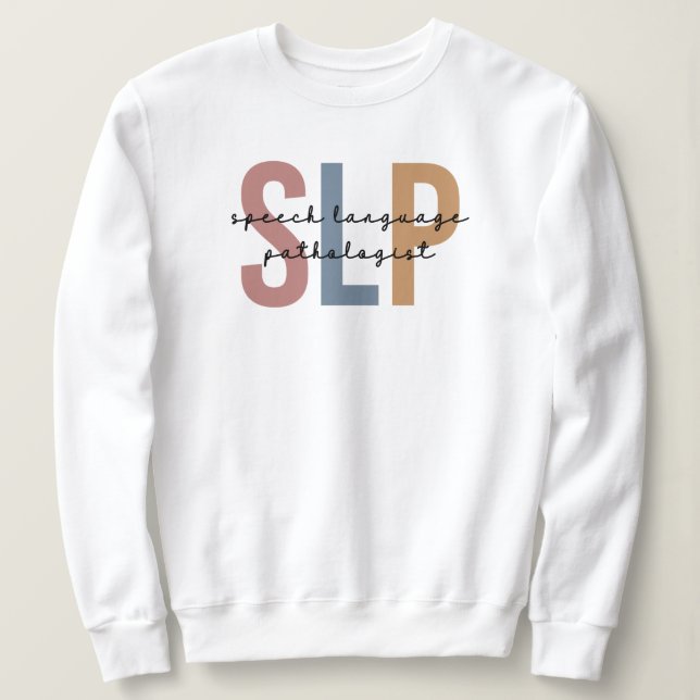 Redepathologe Redetherapeut Sweatshirt (Design vorne)