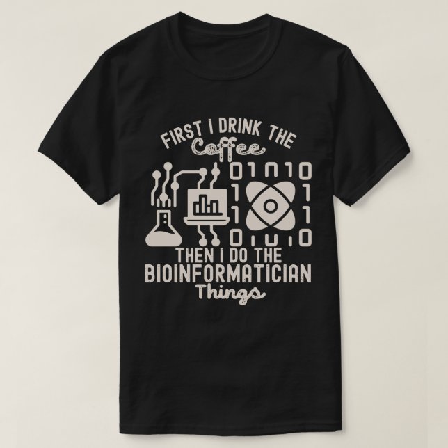 Redewendungen der Bioinformatik, Liebende der Bioi T-Shirt (Design vorne)