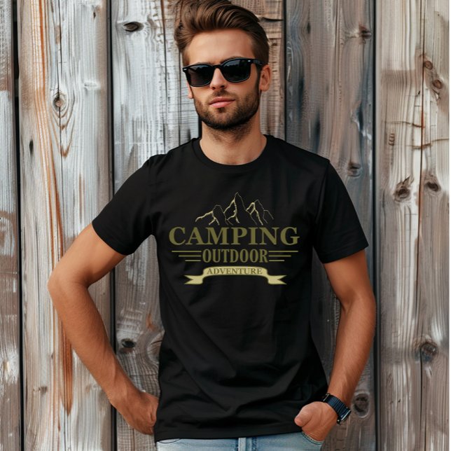 Redewendungen für Camper mit lustigem Camping T-Shirt (Von Creator hochgeladen)