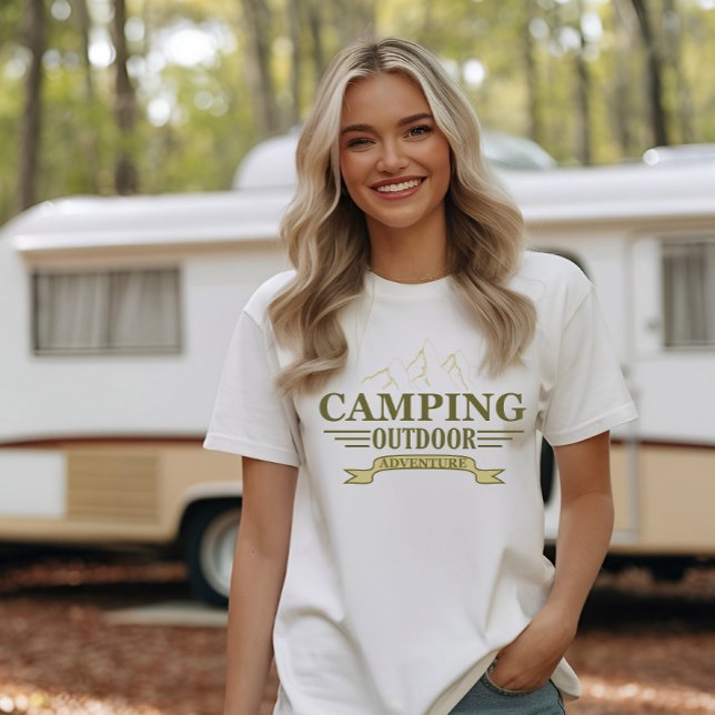 Redewendungen für Camper mit lustigem Camping T-Shirt (Von Creator hochgeladen)