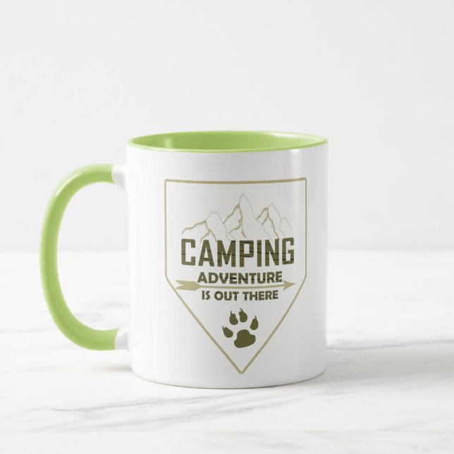 Redewendungen für Camper mit lustigem Camping Tasse (Links)