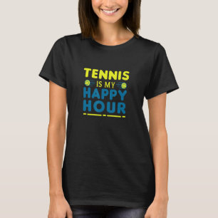 Redewendungen Tennis ist mein Glückspilz für Männe T-Shirt