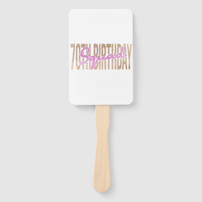 Redewendungen zum 70. Geburtstag Fächer (Vorderseite)