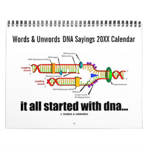 Redewendungens-Kalender DNA-20XX Kalender