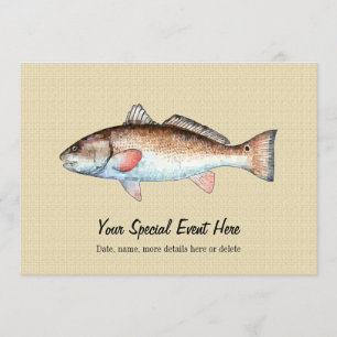 Redfish Event-Party Einladungen