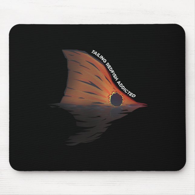 Redfish Fischen Witz Redangeln Red Drum F Mousepad (Vorne)