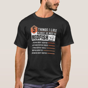 Redfish Fishing Jokes Redfish Artwork Q T-Shirt