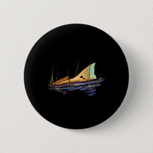 Redfish Red Drum Fish Shirt Redfish Schwanz Button