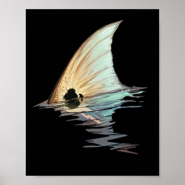 Redfish Redfish Schwanz Red Drum Fish Shirt Poster (Vorne)