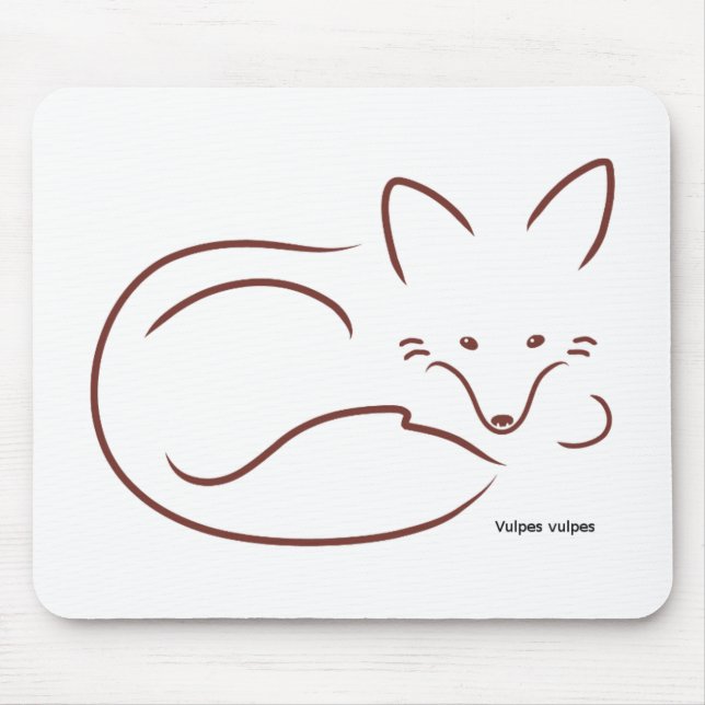 RedFox - besonders angefertigt Mousepad (Vorne)