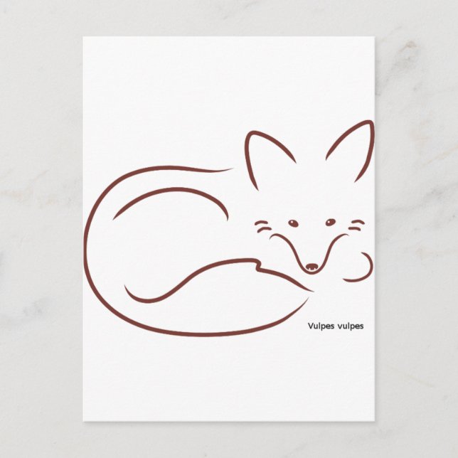 RedFox Postkarte (Vorderseite)