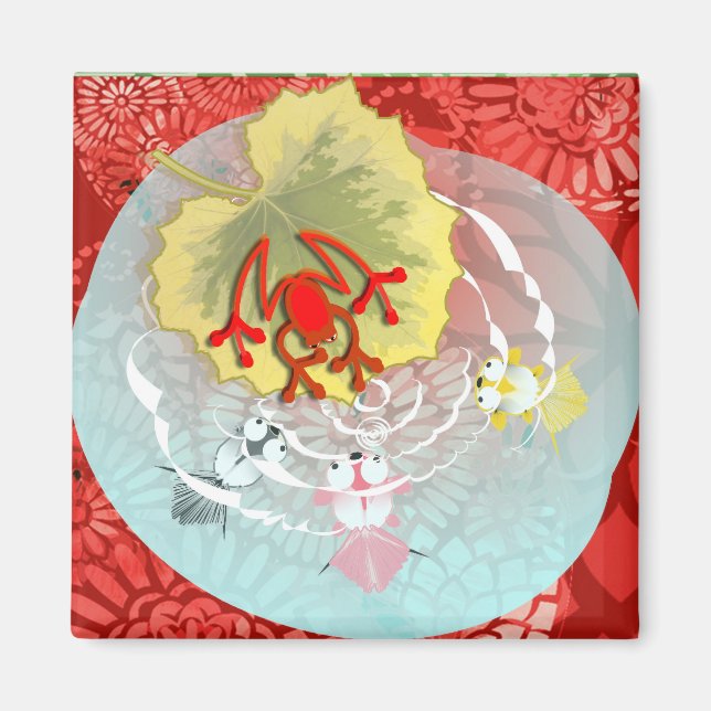 RedFrog mit Kois Magnet (Vorne)