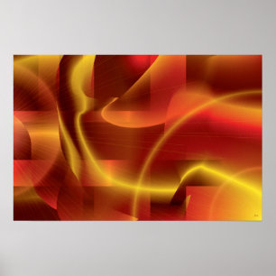 RedGold-Kunstdruck Poster